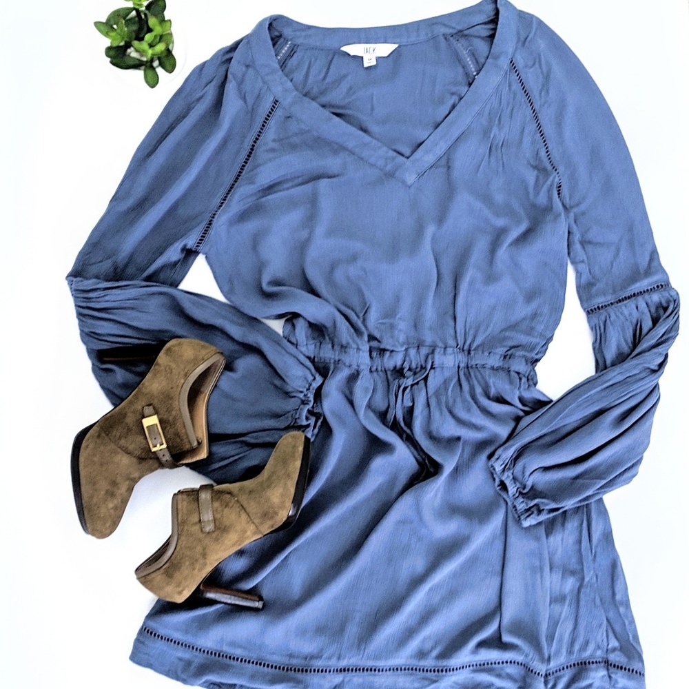 *jack by bb dakota* cornflower blue peasant dress
